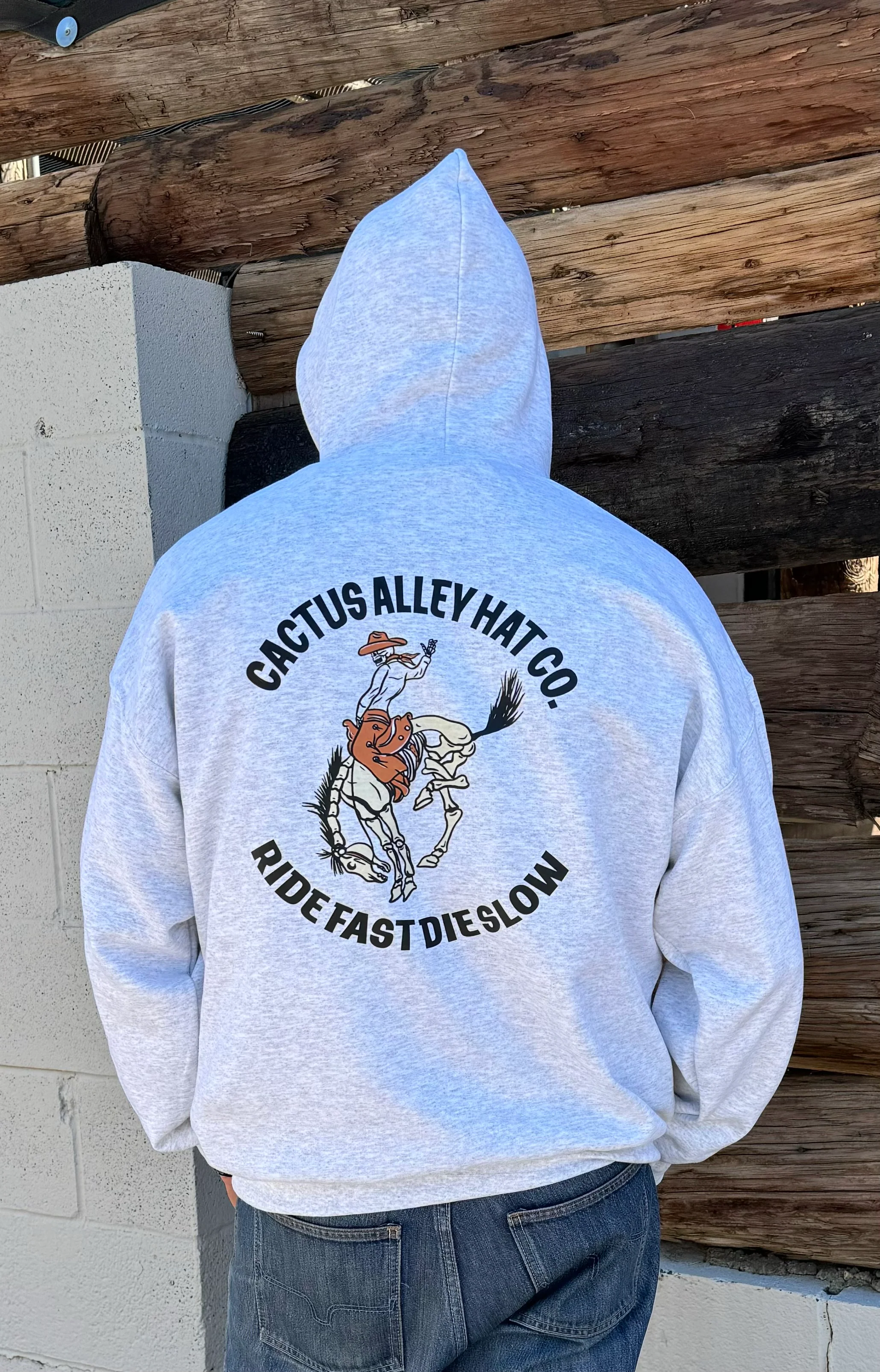 Ride Fast Die Slow - Ash Grey Adult Hoodie