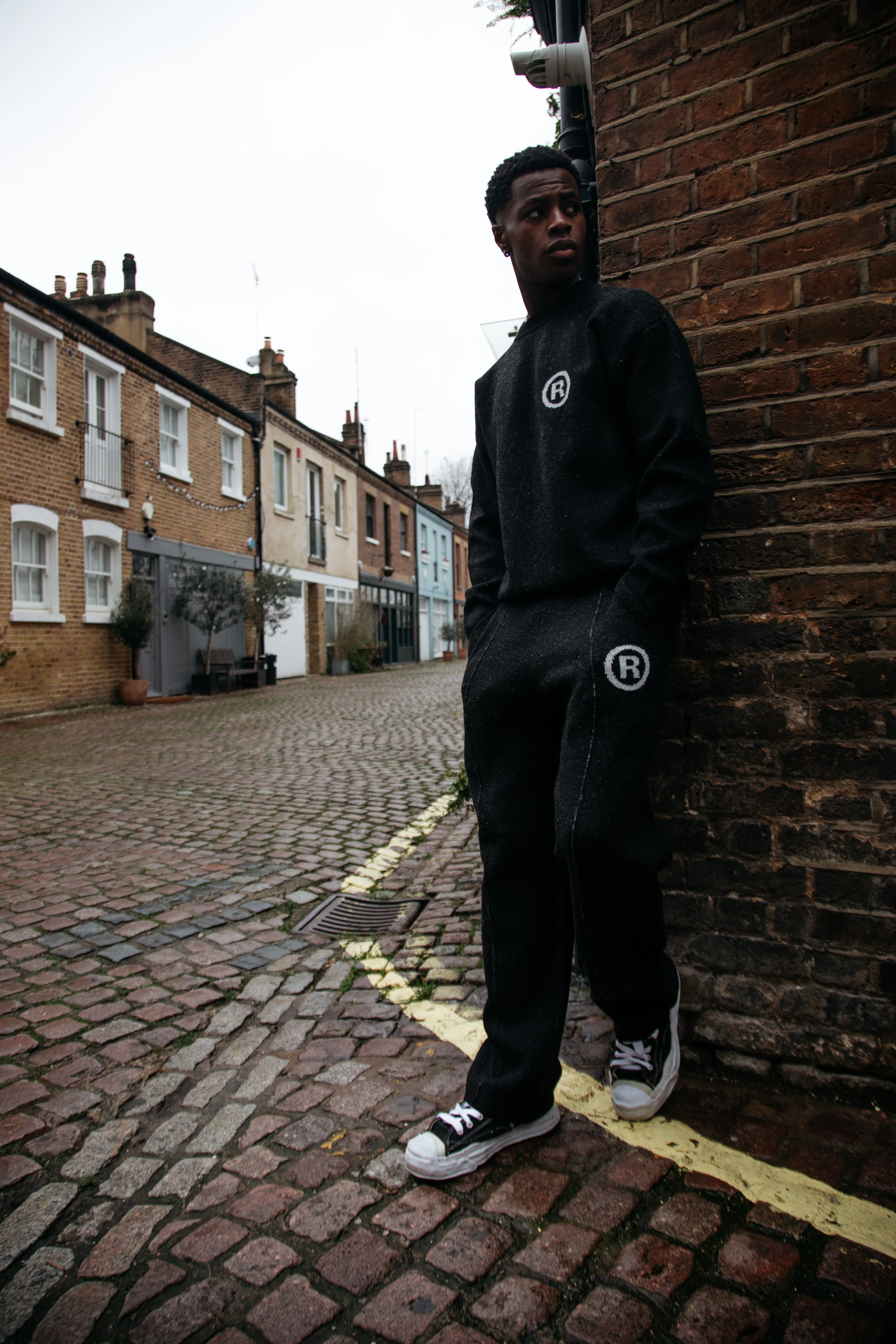 Black Knit RMDY. Studios Joggers