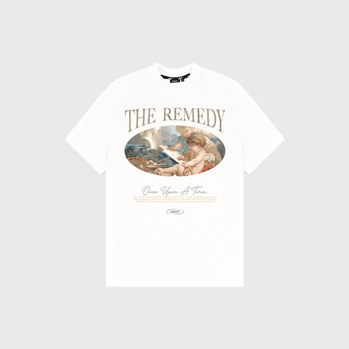 White Art Of The Angel REMEDY. Graphic Tee