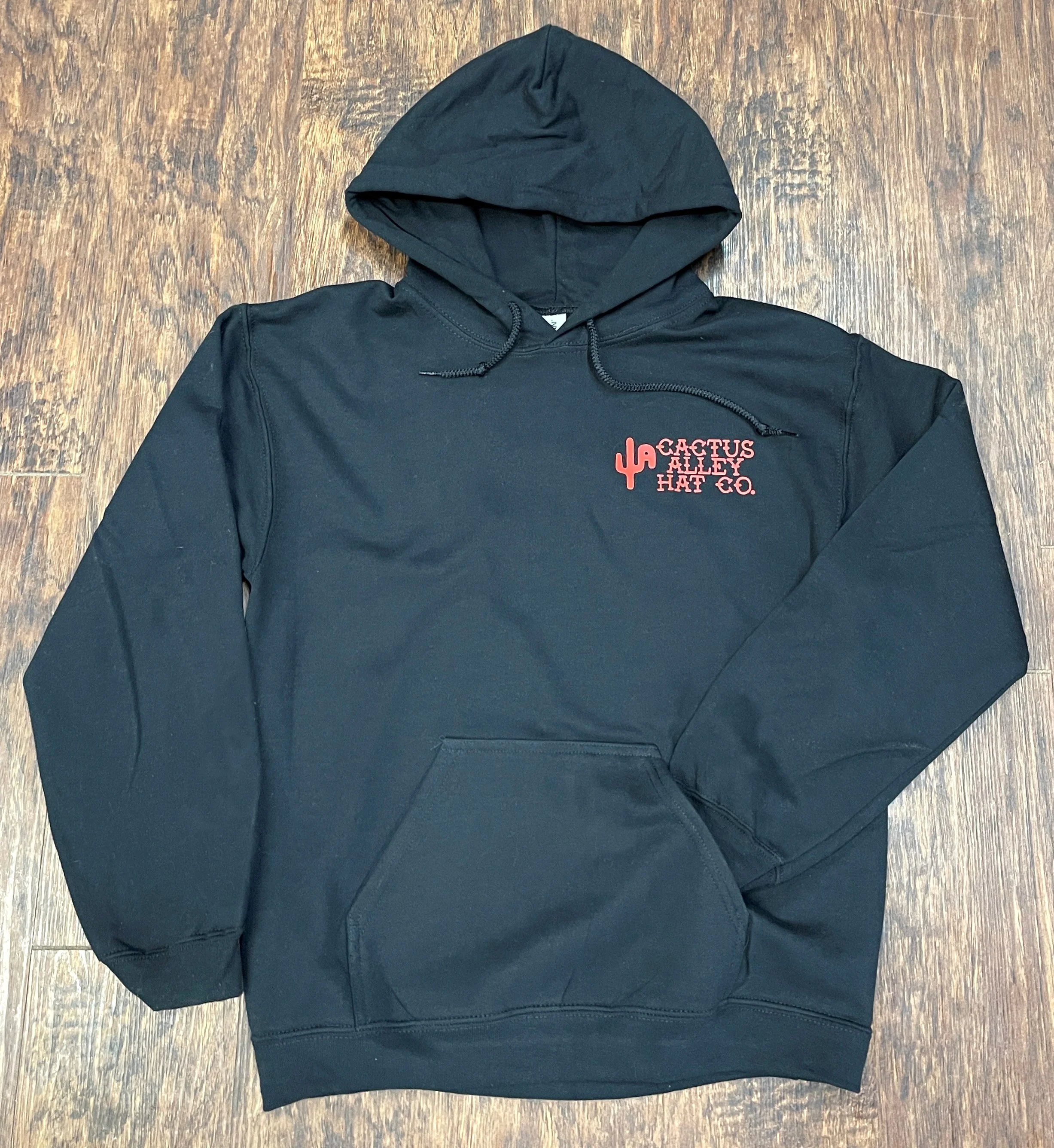 King of Cactus Alley - Black Adult Hoodie