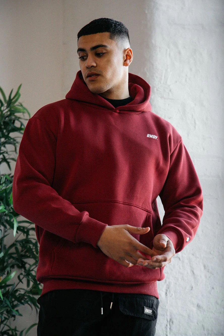 Burgundy RMDY. Hoodie