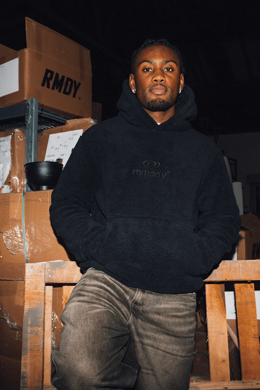 Onyx Remedy Sherpa Hoodie