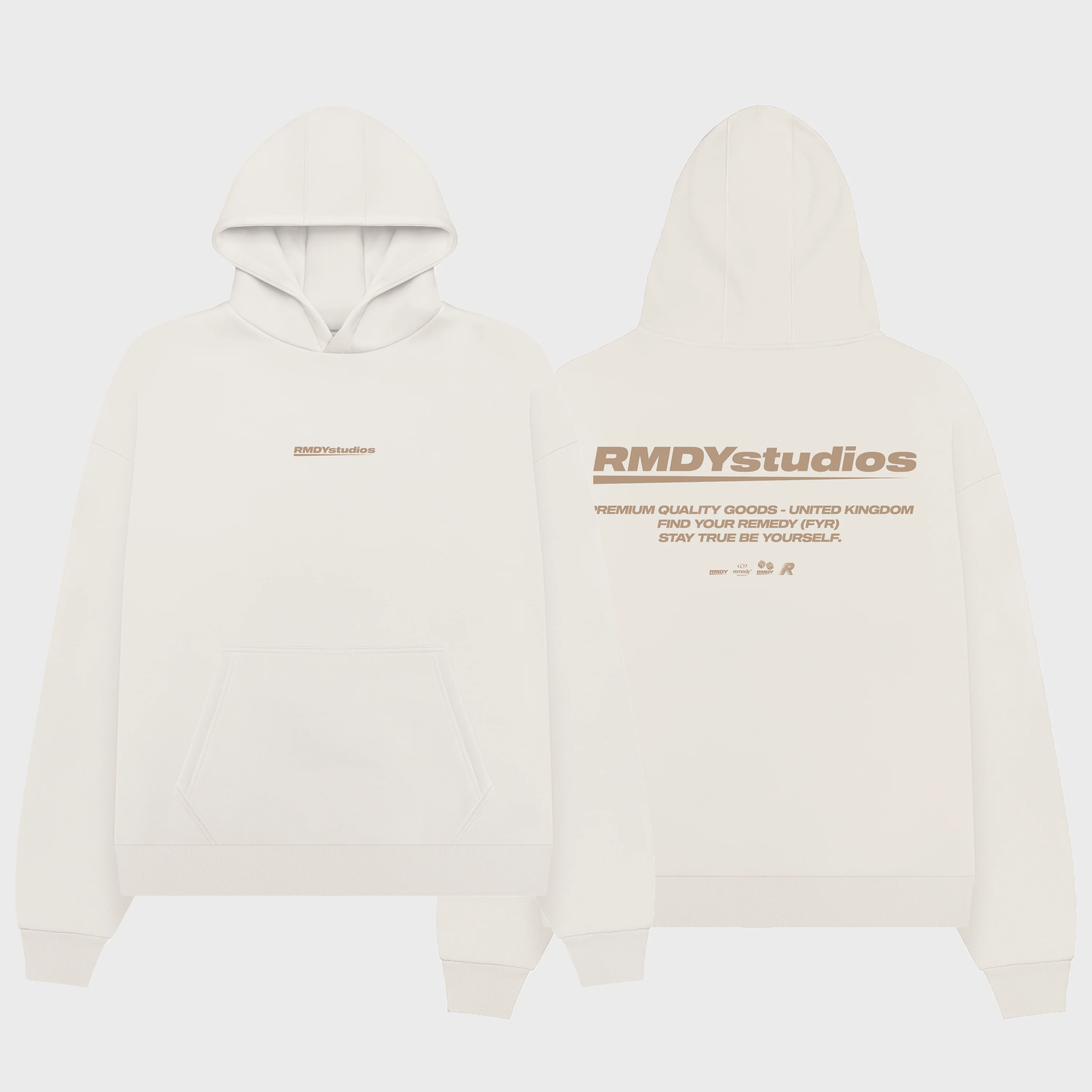 Cream Statement RMDY. Hoodie