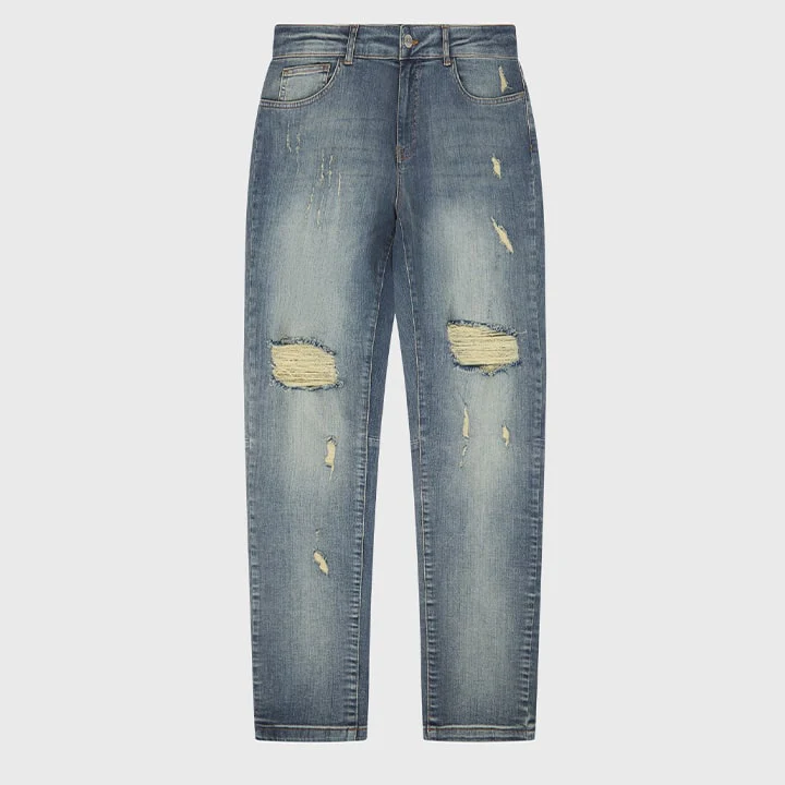 Blue Washed Slim Fit Jeans