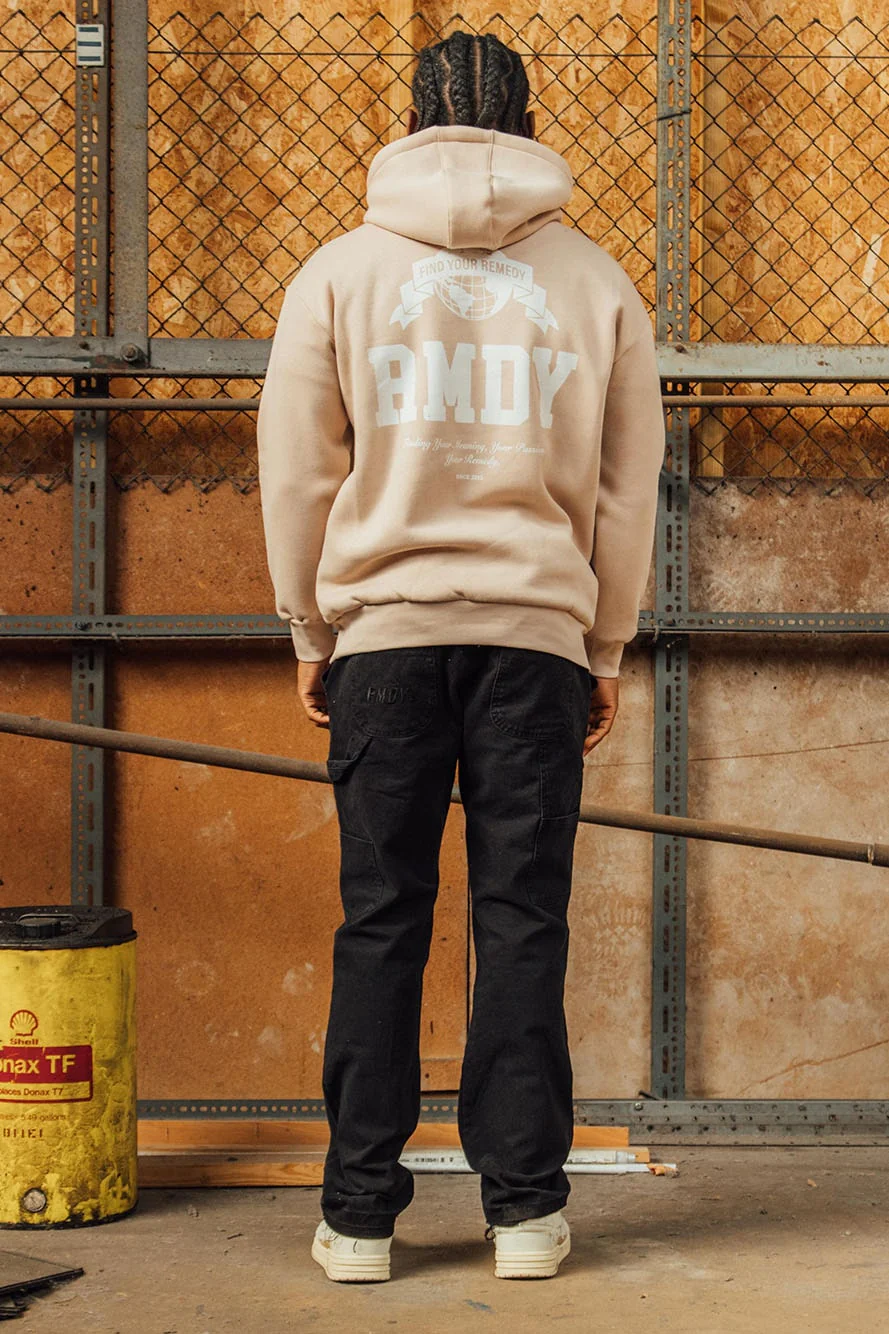 Gone Global Taupe Hoodie