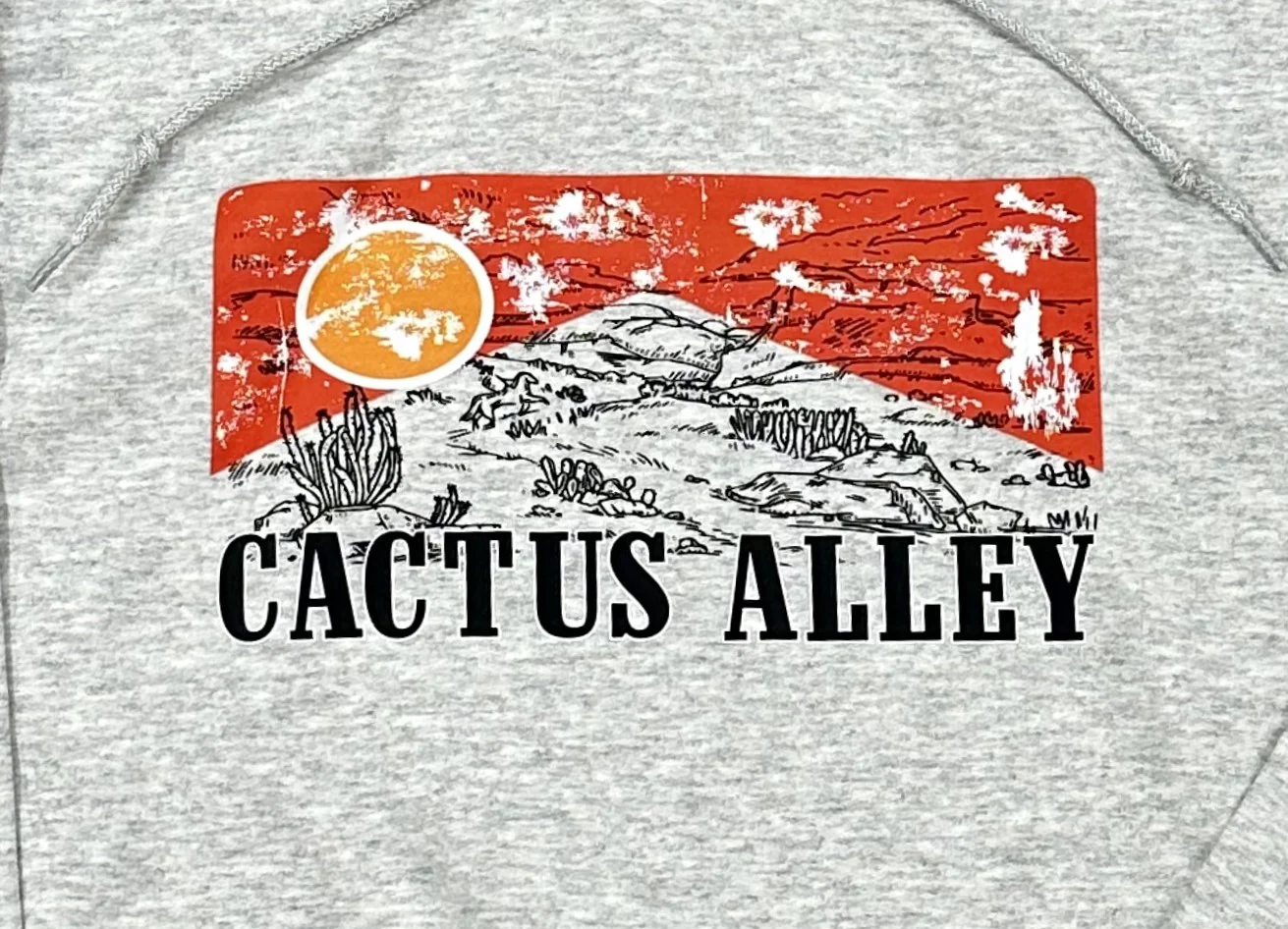 Red Sky - Ash Grey Adult Hoodie