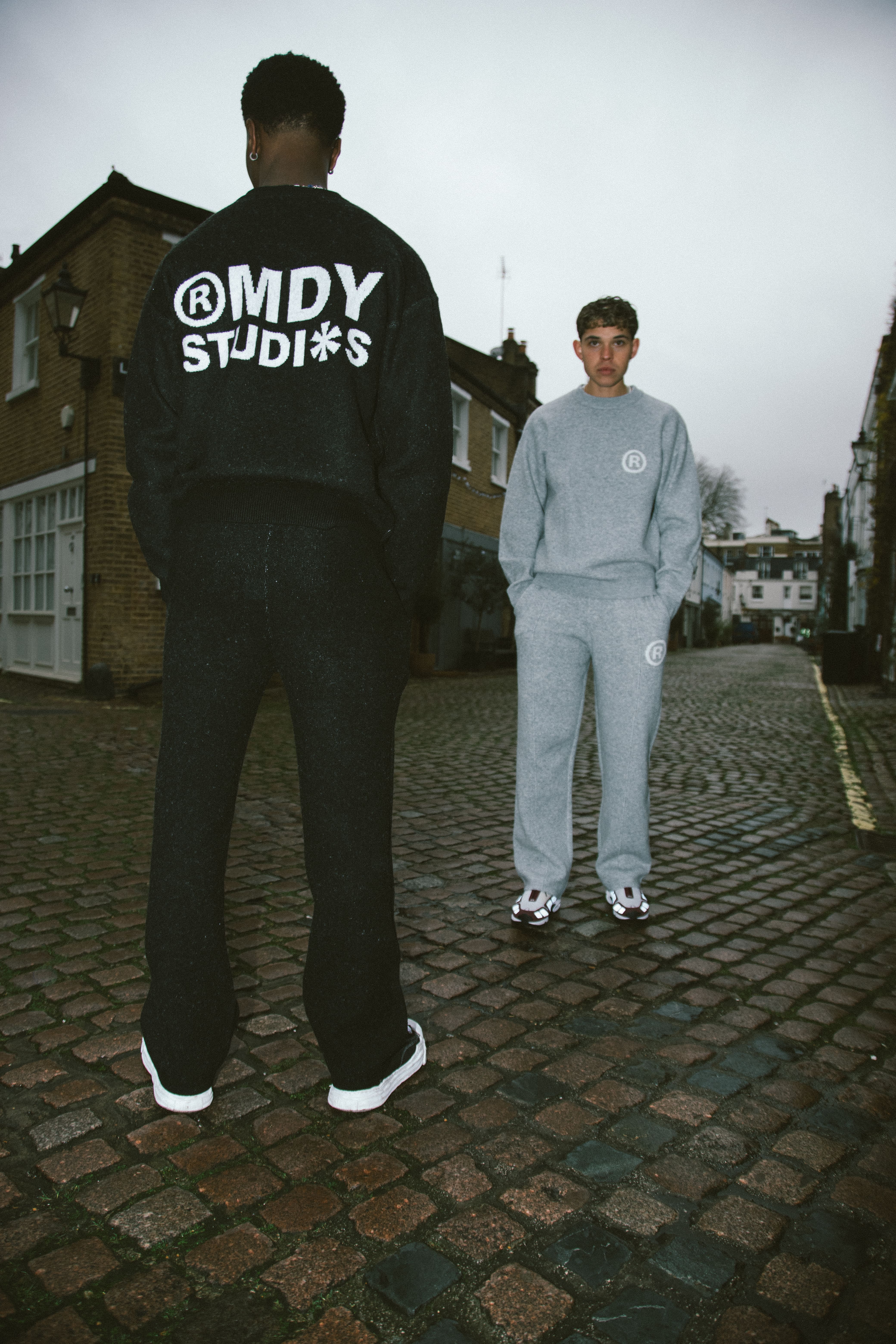 Black Knit RMDY. Studios Joggers