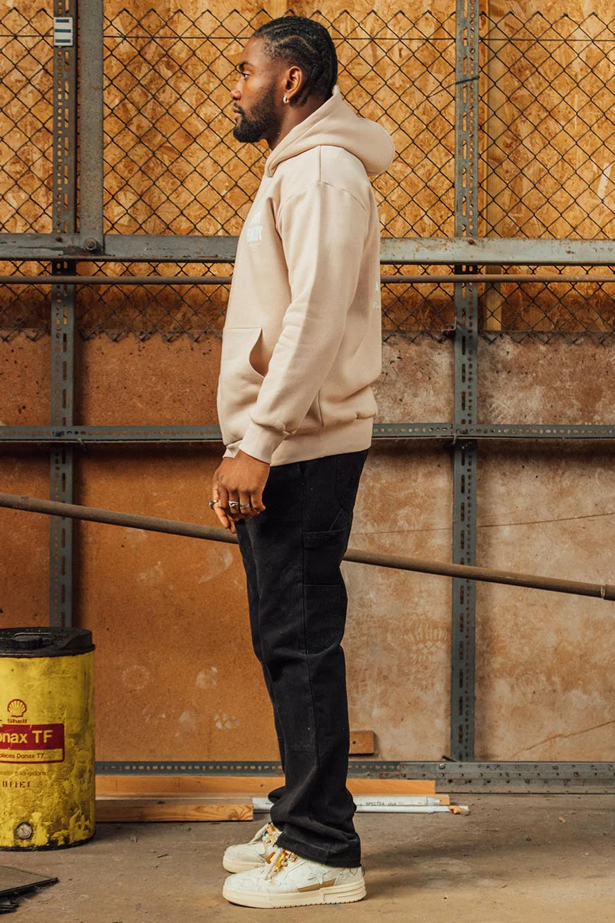 Gone Global Taupe Hoodie