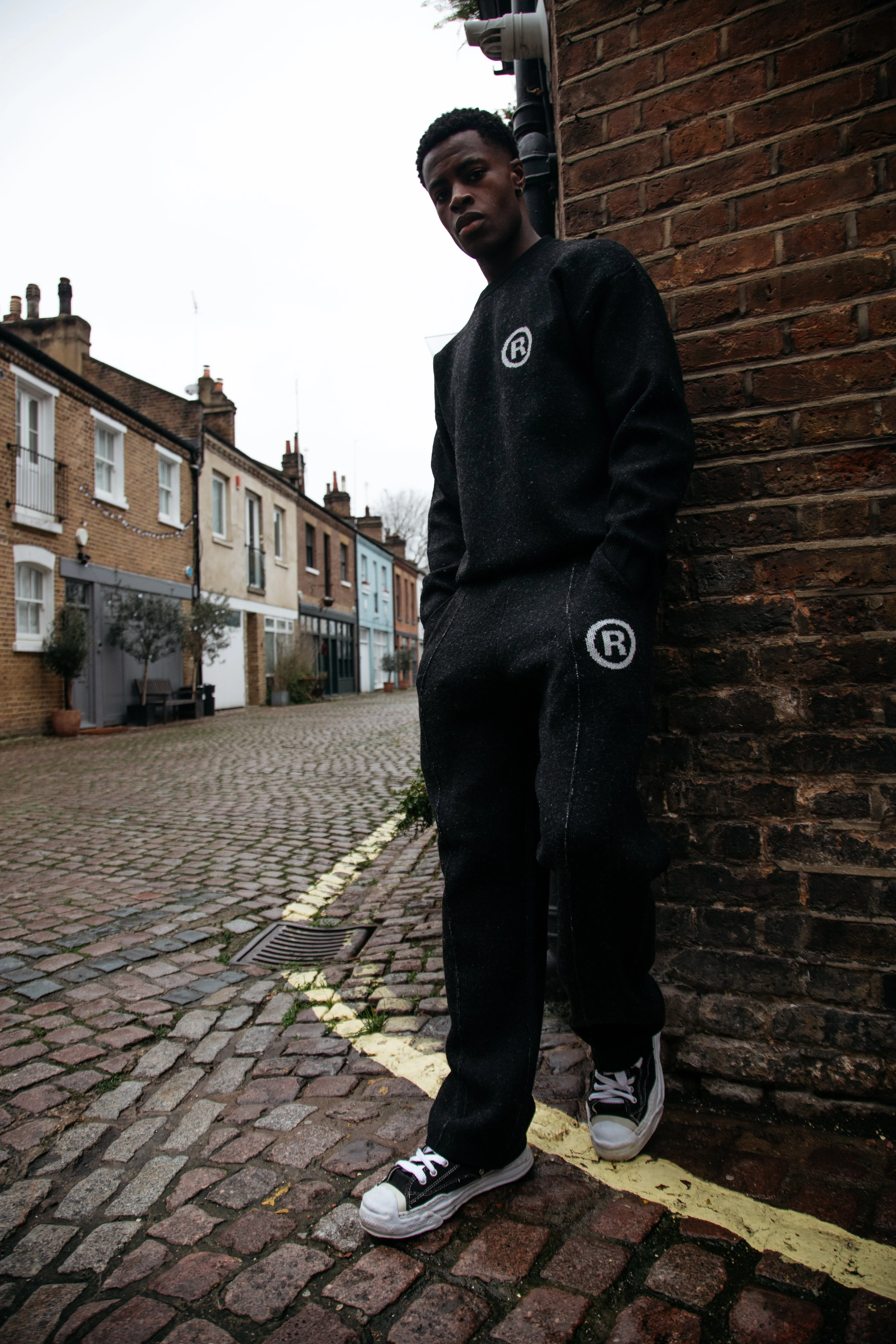 Black Knit RMDY. Studios Joggers
